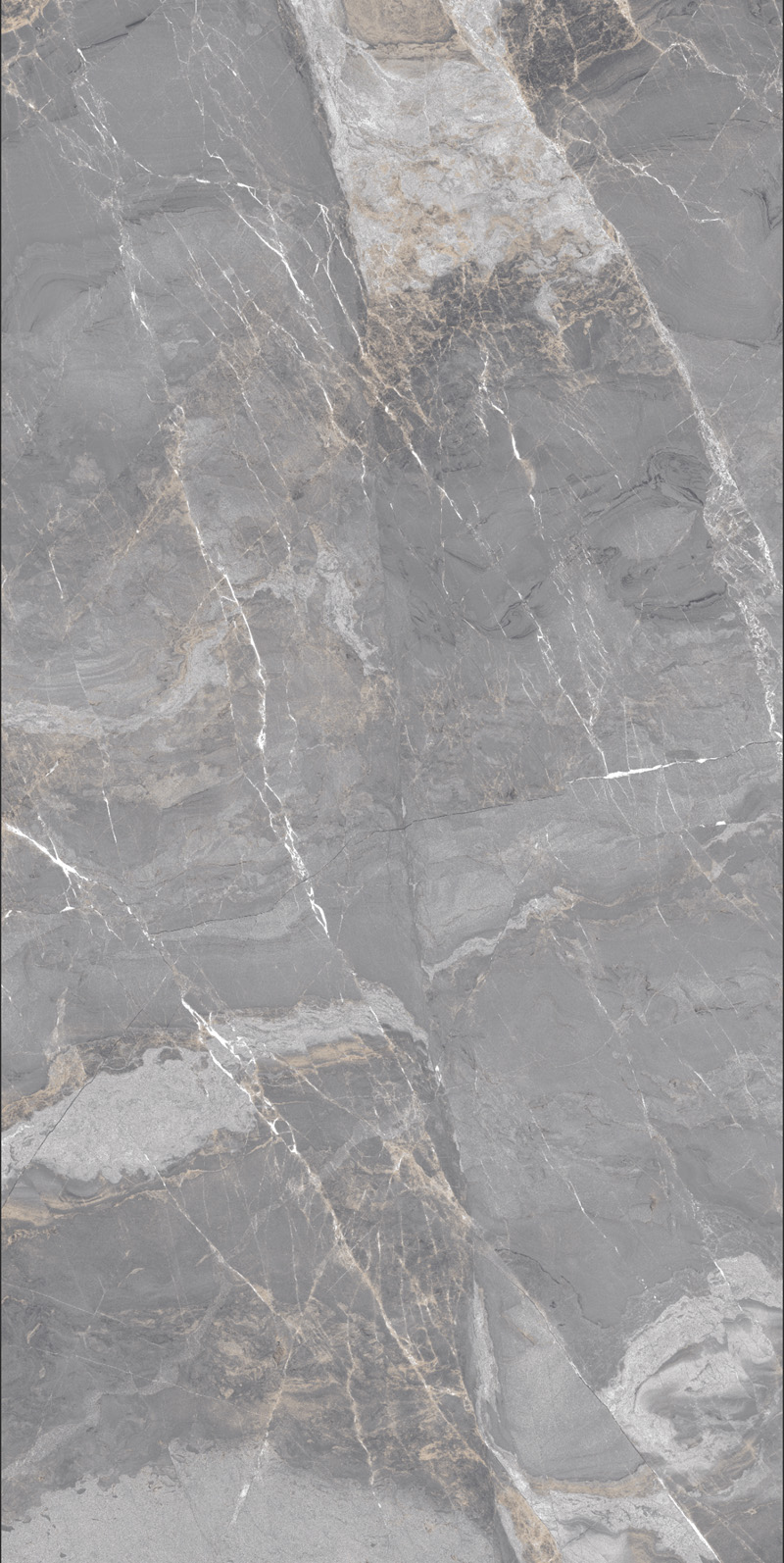 ELEGANCE GREY 1200 x2400 Матовый с эффектом прожилок в камне Керамогранит