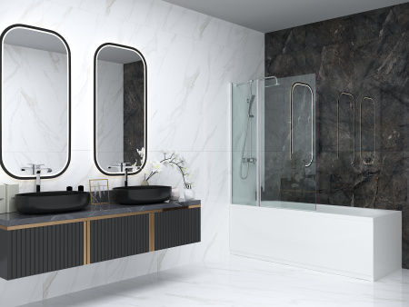 Ванна акриловая Bella Costa Elegante 150*70 (глубина 41 см) ( Standard ) (Опора DS-008-01 Экран DS03S150)